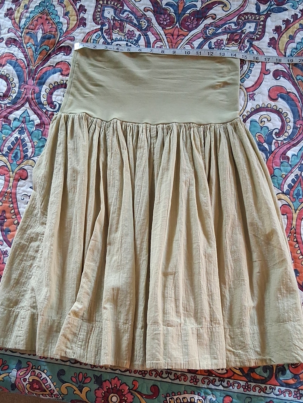 Free People Green Convertible Skirt Medium